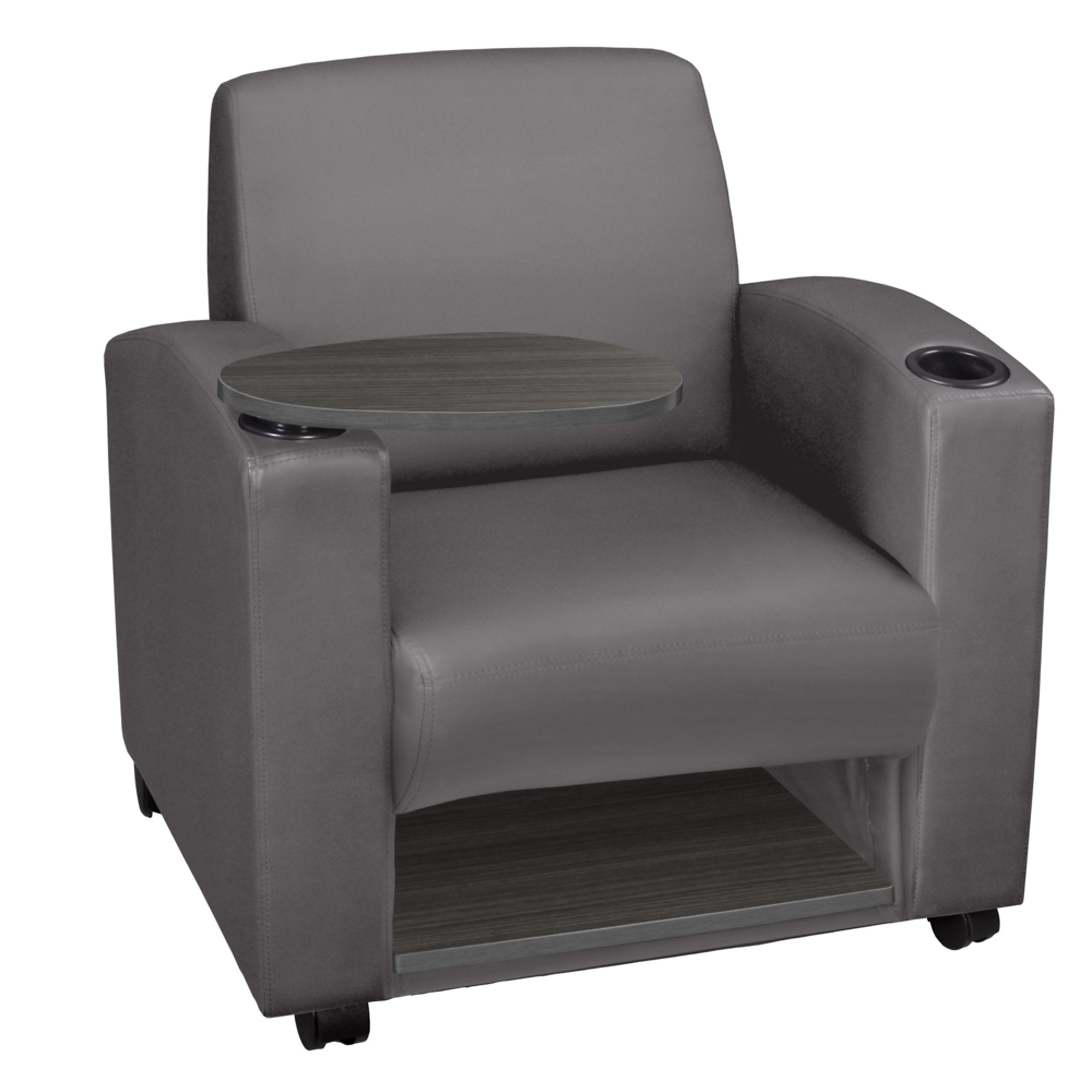 Regency Furniture, Nova Tablet Arm Chair w/ Storage- Grey/Ash Grey, Included (qty.) 1 Model# 7701AGGY